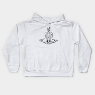 Namaste Skeleton Yoga Kids Hoodie